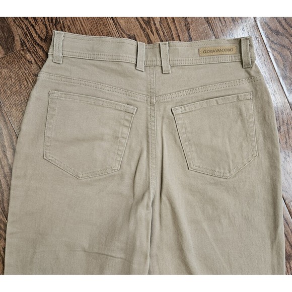 Vintage 90s Gloria Vanderbilt Brown Denim Jeans Size 10 Medium Y2k High Waisted - Picture 14 of 14